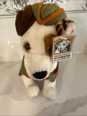 Vintage 1996 Wishbone the Dog "Robin Hood" plush toy